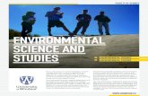 ENVIRONMENTAL SCIENCE AND STUDIES€¦ · 1 ENVIRONMENTAL SCIENCE . 3 The Environmental Studies program at the University of Windsor provides an integrated, multidisciplinary, and