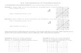 Ms. Porod's Website€¦ · Web view9.4: Compositions of Transformations A composition of transformations is one transformation followed by another. A B C Example 1: Given ABC, A