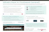 12 months to What’s New in ProQuest Central? · Firenze University Press, Galenos Yayinevi, and Universitat Autonoma de Barcelona. What’s New in ProQuest Central 3. Section updated