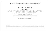 UPDATES FOR ADVANCED TAX LAWS AND PRACTICE updates_ATLP... · Income Tax Act, 1961 Income Tax Rules , 1962 ... Is it necessary to obtain registration u/s 12AA while seeking approval