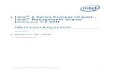 FW Bring Up Guide 7.0... · 2017. 8. 17. · Intel® 6 Series Express Chipset - Intel® ME 5MB FW Bring Up Guide 7 Intel Confidential Revision History § Revision Description Date