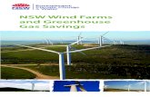NSW Wind Farms and Greenhouse Gas Savings€¦ · regardless of how much power wind farms generate. Energy market experts, SKM MMA, found that due to the way the NSW electricity market