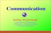 Communication - Dinabandhu Andrews College · A V c v m V c V m sin Z m t V c mV c sin Z m t V c (1 msin Z m t) where, c m V V m is called the modulation index. The instantaneous