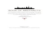 Book of Abstracts¡ali... · 1st Congress of Baltic Speech and Language Therapists 21.03.2014. Riga, Latvia 1 Book of Abstracts of the Congress of Baltic Speech and Language Therapists.