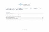 NAPA Governing Council - Spring 2015 Submitted Reports · engagement with anthropologists working in business settings. We have met on several occasions for lively conversations on