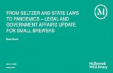 FROM SELTZER AND STATE LAWS TO PANDEMICS LEGAL AND ...€¦ · The tension between the dormant Commerce Clause and the 21st Amendment has received Supreme Court attention since the