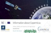 Information about Copernicus · EO is the answer Source: business.esa.int/news/how- space-data-enabling-agritech-sector EARSC presentation at EO4AI workhop HIGH-RESOLUTION SATELLITE