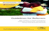 Guidelines for Referrers · emergency-essentials Once a referrer registration has been approved, referrers will be issued an individual referrer login to access the online application.