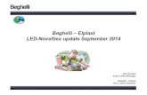 Beghelli –Elplast LED-Noveltiesupdate September2014 · This image cannot currently be displayed. Technical details Code Description * Max. W A236LED/A236CLED AcciaioLED 2x36W 36