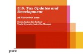 U.S. Tax Updates and Development - PwC · 2015. 6. 3. · November 2012 PwC Israel U.S .Tax Seminar The Fiscal Cliff – Expired and Expiring Tax Provisions 4 • Fiscal Deficits
