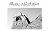 Church Matters€¦ · Wonders of the Solar System' series with Professor Brian Cox which was televised recently on the BBC. It was a tremendous series which was very informative.