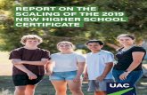 Report on the Scaling of the 2019 NSW HSC · 2020. 6. 1. · − an HSC mark − a performance band. These results are shown on a student’s Record of Achievement. A Course Report