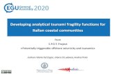 Developing analytical tsunami fragility functions for ... · Sumatra - 2004 Tohoku- 2011 Tsunamis are a series of fast moving ocean waves generated by natural or anthropic events