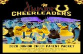 JUNIOR COLTS CHEERLEADING PROGRAM...JUNIOR COLTS CHEERLEADING PROGRAM The Junior Colts Cheerleading program is designed to promote positive self-esteem, respect, dedication and discipline