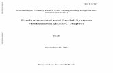 Environmental and Social Systems Assessment (ESSA) Report...Nov 13, 2017  · GRM Grievance Redress Mechanism HCWMP Health Care Waste Management Plan ... insufficient human resources