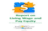 Report on Living Wage and Pay Equity - New …...Terms that sometimes get confused with pay equity include “pay parity” and “gender wage gap”. Pay parity means equal pay for