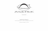 Half Year Report - Asetek · Asetek A/S – Half Year Report 2013 5 Unaudited breakdown of the income statement **Operating expenses by segment exclude headquarters costs of $0.6