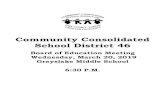 CCSD 46 - Community Consolidated School District 46 ...ww2.d46.k12.il.us/boe/boepacket/032019packet.pdfof the Comcast network, responds to network events and service degradations,