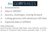 1. Achievements 2. Data in IDP2017 3. Success, challenges ...€¦ · 1. Achievements 2. Data in IDP2017 3. Success, challenges, moving forward 4. Linking genomic with Geotraces IDP