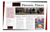 Volume 1, Issue 1 Phoenix Times September 2015... · was organized by Diana Juarez’s freshman class. For lunch, Cindy Clark and several volunteers barbecued meatball and chicken
