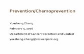 Yuesheng Zhang February 9, 2016 Department of Cancer … · 2019. 10. 25. · 2015;65:5-29. Trends in Cancer Incidence and Mortality Rates in US, 1975 - 2011. ... Activation of protooncogenes
