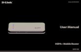 D-Link DWR-730 User Manual · 5/7/2012  · D-Link DWR-730 User Manual 2 Section 1 - Product Overview Introduction The D-Link DWR-730 HSPA+ Mobile Router is a palm sized 3G router,