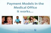 Payment Models in the Medical Office - It works… · Clean your baby’s gums before teeth come in. 2. Brush your child’s teeth with a small smear of fluoride toothpaste twice