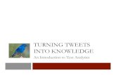 TURNING TWEETS INTO KNOWLEDGE...2013 AP Twitter Hack 15.071x –Turning Tweets Into Knowledge: An Introduction to Text Analytics 3 • The Associated Press is a major news agency that