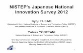 NISTEP s Japanese National Innovation Survey 2012 · • OECD New Sources of Growth Project uProject requires data on intangible investment to examine new sources of productivity