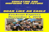 November 1, 2018 Erickson Express Express November 1, 201… · Crazy Hair Day 8 PTO Meeting 5:45 pm 9 Hot Lunch 1st Trimester Ends Last day to order Hot Lunch Veterans Day Assembly