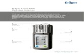 Dräger X-am 5000 Multi-Gas Detection · Up to 25 Dräger X-zone 5000 units can be automatically interconnected to form a wireless fenceline. This interconnection of the area monitoring