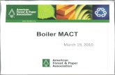 Boiler MACT - whitehouse.gov€¦ · Classify more materials as fuels and not solid waste, honor principle of "discard" ... Solicit comment on additional ways EPA should consider