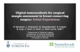 Initial Experiences - CAR Lifelong Learning... · Digital tomosynthesis for surgical margin assessment in breast-conserving surgery: Initial Experiences N. Merchant1, 1L.Richmond