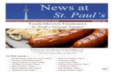 News at · 2/2/2020  · MONTHLY NEWSLETTER OF ST PAUL’S EVANGELICAL CHURCH FEBRUARY 2020 In this Issue... St. Paul’s News at • Ash Wednesday and Season of Lent // Page 2 •