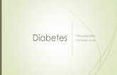 Diabetes PSSA presentation Prof Danie van Zyl · Metformin (Biguanide) 1 –2 Obese patients Meglitinides (Rapa-, Nata-glinide) 1 –2 High postprandial glucose Sulphonylureas (Glimepiride,