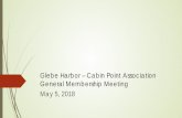 Glebe Harbor – Cabin Point Association General ...gh-cp.org/.../Final-Slidedeck-5.5.18-GHCP-General-Membership-Meeti… · Glebe Harbor – Cabin Point Association General Membership