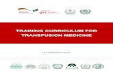 ISLAMABAD 2015 - Safe Blood Transfusion Programmesbtp.gov.pk/wp-content/uploads/2019/06/curriculum... · regulatory issues (Module 1) and give an overview of blood transfusion services
