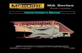 MA Series - McGuire · Call 262.255.1510 for replacement placards, warning labels, or owner’s/user’s manuals. File Name: 1751-0730 Rev B Decal Size: 9.12 x 3.25 MAINTENANCE/SERVICE