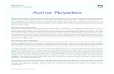 Author Royalties - Troubador Royalties.pdfFS13 Royalties.qxp_Layout 1 28/11/2017 12:26 Page 3 Factsheet 13 Page 4 Author Royalties statement will list the number of review copies that