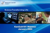 KanQuit101 Webinar January 2020 · January 2020. KS Tobacco Quitline Transition No Changes to: Behavioral Health program eligibility and benefits Intake Questions stay the same Quitline