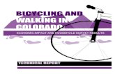 BICYCLING AND WALKING IN COLORADO · Household Survey Results Technical Report April 2000 Commissioned by: The Colorado Department of Transportation Bicycle/Pedestrian Program Survey