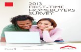 2013 FIRST-TIME HOMEBUYERS SURVEY · Buyers in Halifax, Montreal, London, Toronto, Calgary and Vancouver. Compared to other homebuyers, First-Time Buyers are young. Almost two-thirds