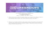 Life Group Discussion Questions Your God is Coming Isaiah 40:9 … · Life Group Discussion Questions Your God is Coming Isaiah 40:9-26 May 10, 2020 / Dr. Ron Jones 1. What were your