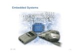 Embedded Systems - Reactive Systems Group€¦ · embedded systems “ [in: L. Eggermont ... • Dynamic Power Management • Dynamic voltage scaling / dynamic frequency scaling •