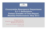 Countywide Emergency Department 9-1-1 Ambulance Patient ... · ambulance offload delays. These tools incorporate measurement of patient census, ED bed count, ED admits, in- patient