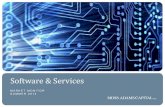 Software & Services€¦ · SOFTWARE & SERVICES 3 Growing Trends in 2014 for Software and Services Enterprise Software Sees Aggressive Growth Trends in 2014 YTD • In the first half