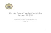 Florence County Planning Commission February 23, 2016files.florenceco.org.s3.amazonaws.com/public/... · Regular Meeting Tuesday, February 23, 2016 6:30 P.M. County Complex Room 803