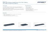 EMI Cores ESD-FPL Series Solid Cores for Flat Cables for ... · The KEMET ESD-FPL Series solid cores are designed for use on flat cables. A wide range of Nickel Zinc (NiZn) options