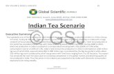 Indian Tea ScenarioTotal tea production in the world has exceeded 4 billion kgs with India producing about 1 billion kg of tea. During 2008 to 2013, black tea production in India increased