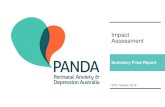 Impact Assessment - panda.r.worldssl.net€¦ · Phone Helpline with national reach Focus on developing capacity to seek help ... a number of benefits The impact of the National Helpline